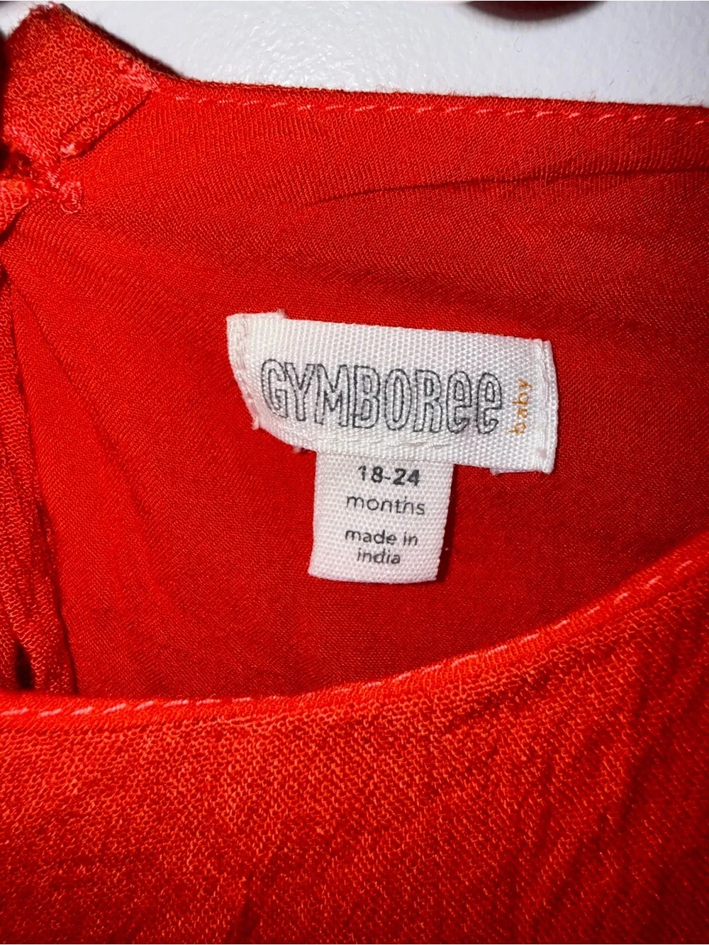 Gymboree Red Girls' Long Sleeve Dress